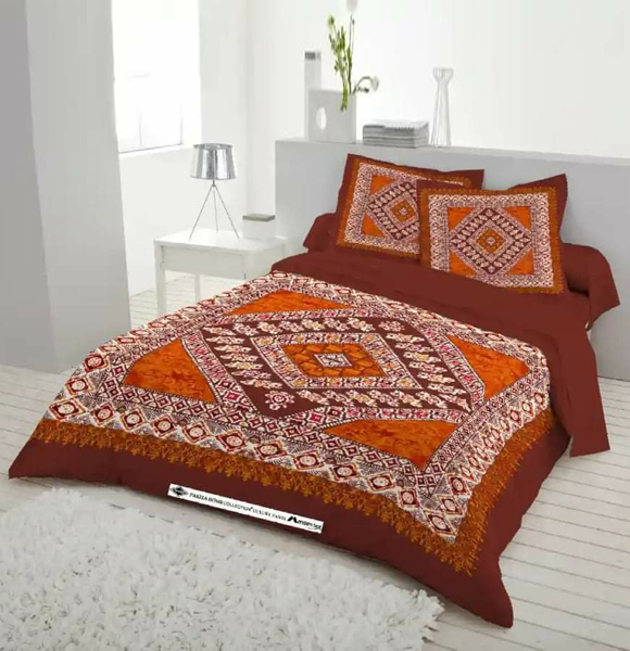 Premium Quality King Size Printed Bed Sheet GM-270