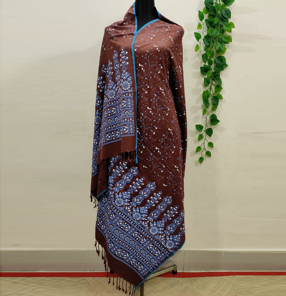 Aarong Printed Bizcos Shawl GM-1553