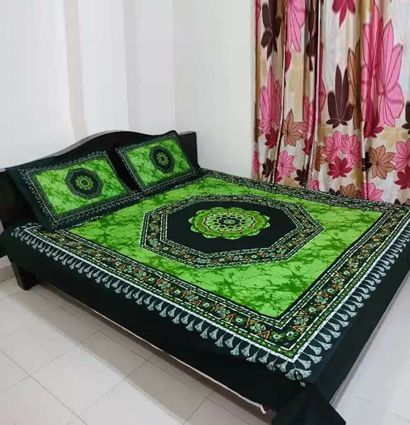 Premium Quality King Size Printed Bed Sheet GM-234
