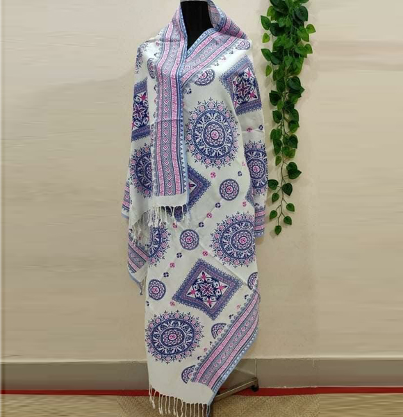 Aarong Printed Bizcos Shawl GM-1564