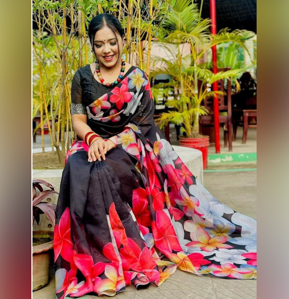 Digital Printed Colurful Saree (MSF)