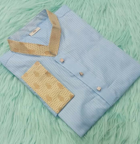 Exclusive Stylish Cotton Panjabi 6pc (PWD)