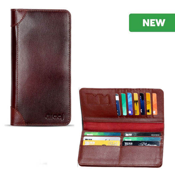 AAJ Antique Brown (Agun) Long Wallet SB -W137