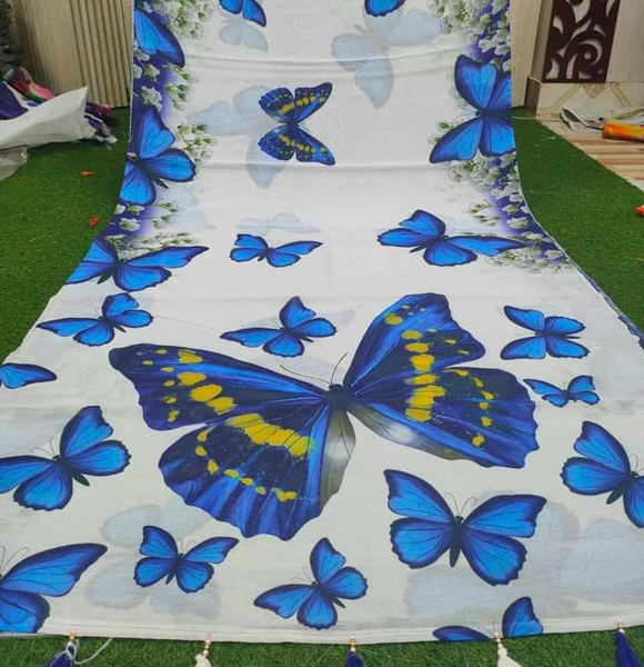 Digital Printed Colurful Saree (MSF)